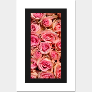 Roses pattern Posters and Art